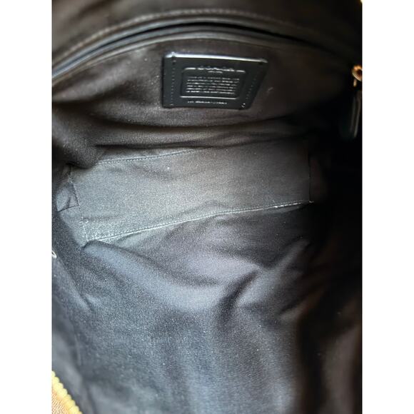 COACH Casey Satchel Leather Black 2Way Shoulder Bag - Picture 12 of 16